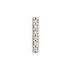 Single Diamond Stud Earring Bar