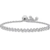S-Link Moissanite Bolo Bracelet In Sterling Silver (1/2 Ct. Tw.)