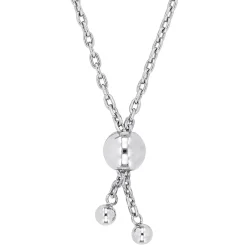 S-Link Moissanite Bolo Bracelet In Sterling Silver (1/2 Ct. Tw.)