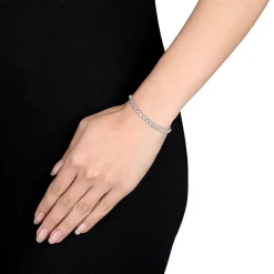 S-Link Moissanite Bolo Bracelet In Sterling Silver (1/2 Ct. Tw.)
