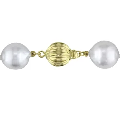 South Sea Pearl Necklace In 14K Yellow Gold