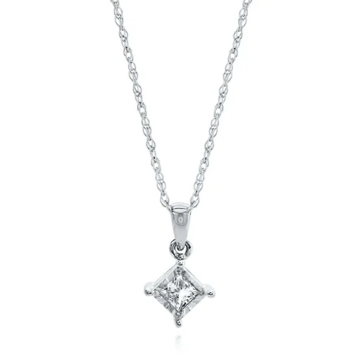 Starburst Pendant With Diamond Accent