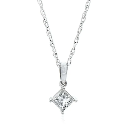 Starburst Pendant With Diamond Accent