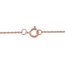 Tanzanite & Diamond Pendant In 10K Rose Gold