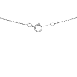 Tanzanite And Diamond Pendant In 14K White Gold (3/8 Ct. Tw.)