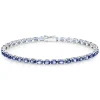 Tanzanite Bracelet In Sterling Silver
