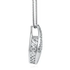 The Beat Of Your Heart® 1/5 Ct. Tw. Diamond Pendant In Sterling Silver