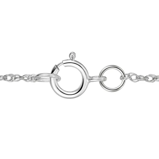 Three Stone Diamond Pendant In 10K White Gold (1/4 Ct. Tw.)