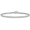 Three-Row Diamond Bracelet In 10K White Gold (2 Ct. Tw.)