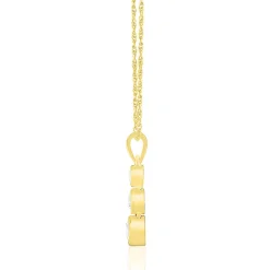 Three-Stone Diamond Pendant In 10K Yellow Gold (1/3 Ct. Tw.)
