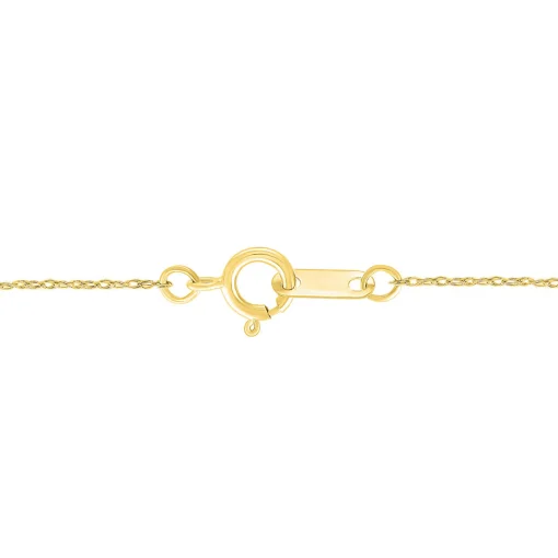 Three-Stone Diamond Pendant In 10K Yellow Gold (1/3 Ct. Tw.)
