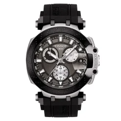 T-Race Black Chronograph Men's Watch