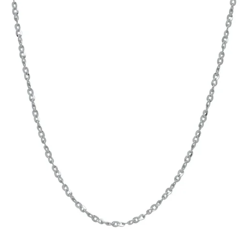 Twist Link Chain In 14K White Gold, 18"