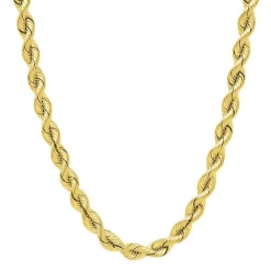Twist Rope Chain In 14K Gold