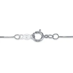 Two-Stone Diamond Necklace In 14K White Gold (1/3 Ct. Tw.)