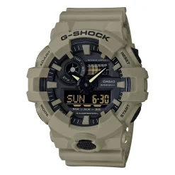 Utility Color Analog-Digital Men's Watch In Tan Resin