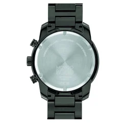 Verso Men's Watch In Gunmetal Ion-Plated Stainless Steel, 44Mm