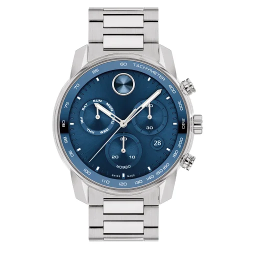Verso Men's Watch In Stainless Steel, 44Mm