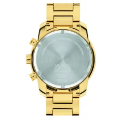 Verso Men's Watch In Yellow Gold-Tone Ion-Plated Stainless Steel, 44Mm