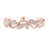 Vine Ring With Diamonds In 10K Rose Gold (1/8 Ct. Tw.)