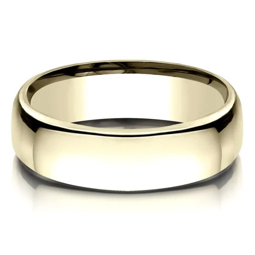 Wedding Band In 14K Gold, 6.5Mm