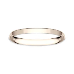 Wedding Band In 14K Rose Gold, 1Mm