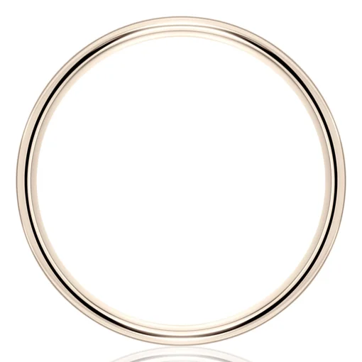 Wedding Band In 14K Rose Gold, 1Mm