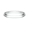 Wedding Band In 14K White Gold, 1Mm