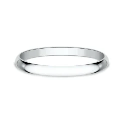 Wedding Band In 14K White Gold, 1Mm
