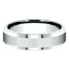 Wedding Band In 14K White Gold, 6.5Mm