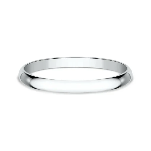Wedding Band In 14K White Gold, 1Mm
