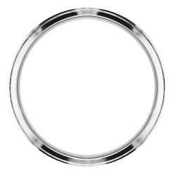 Wedding Band In 10K White Gold, 8Mm