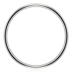 Wedding Band In 10K White Gold, 8Mm