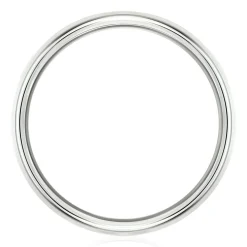 Wedding Band In 10K White Gold, 6Mm