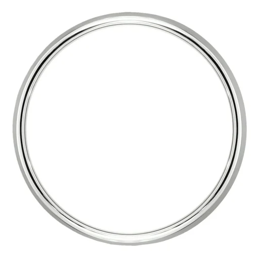 Wedding Band In 14K White Gold, 6.5Mm