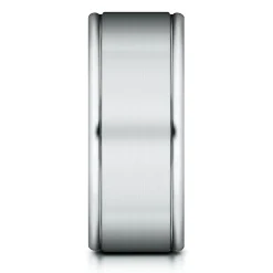 Wedding Band In 10K White Gold, 8Mm
