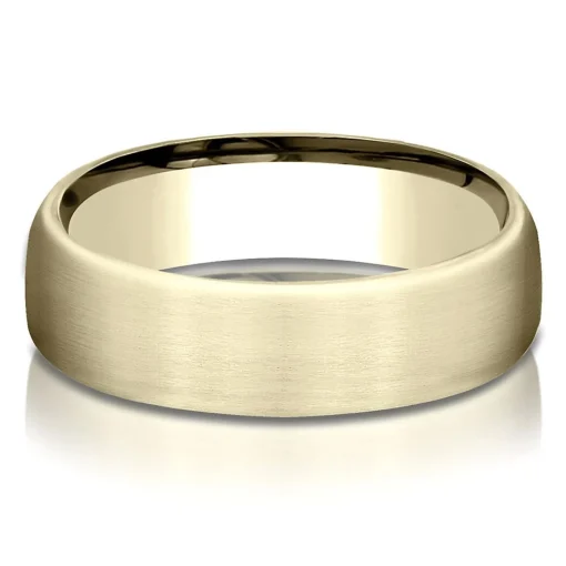 Wedding Band In 10K Yellow Gold, 6.5Mm