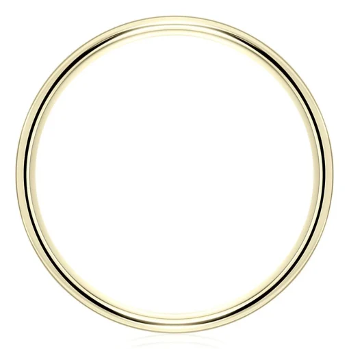 Wedding Band In 14K Yellow Gold, 6.5Mm