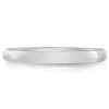 Wedding Band In White Platinum, 2Mm