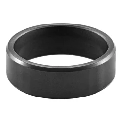 Wedding Band With Beveled Edge In Elysium, 8Mm