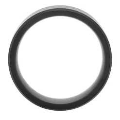 Wedding Band With Beveled Edge In Elysium, 8Mm