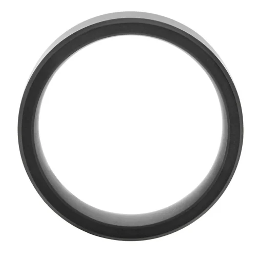 Wedding Band With Beveled Edge In Elysium, 8Mm