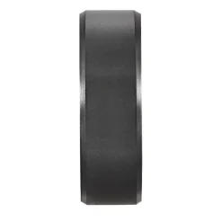 Wedding Band With Beveled Edge In Elysium, 8Mm