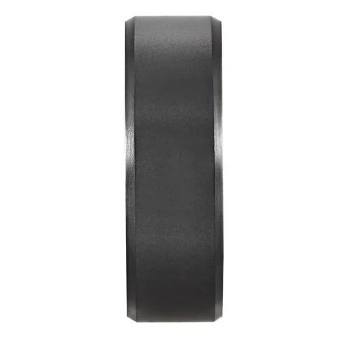 Wedding Band With Beveled Edge In Elysium, 8Mm