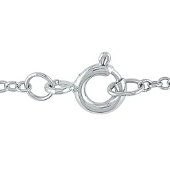 Whale Tail Pendant With Diamond Accents In Sterling Silver