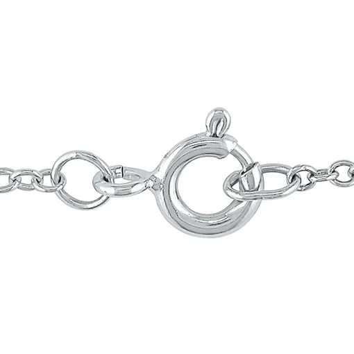 Whale Tail Pendant With Diamond Accents In Sterling Silver