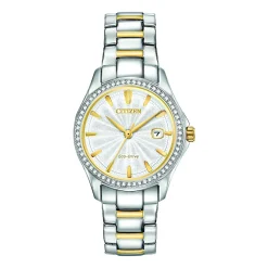 Women's Watch & Bracelet Set In Two-Tone Ion-Plated Stainless Steel