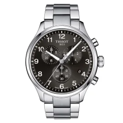 Xl Chrono Classic Black Men's Watch In Stainless Steel, 45Mm