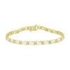 Xo Diamond Cluster Bracelet In 10K Yellow Gold (1 Ct. Tw.)