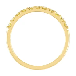 Yellow Sapphire Ring In 10K Yellow Gold